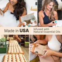 Load image into Gallery viewer, Spa Gift Set: 6 Organic Bath Bombs for Relaxation &amp; Detox - Eucalyptus, Lavender