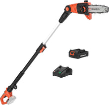 Load image into Gallery viewer, Lightweight 8-Inch Cordless Pole Saw with Fast Charger and 13ft Extension