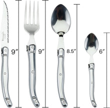 Load image into Gallery viewer, Stainless Steel 24-Piece Flatware Set - Traditional Cutlery with Stylish Drawer