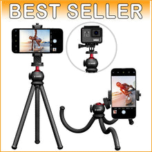 Load image into Gallery viewer, Versatile Action Camera &amp; Smartphone Tripod - SquidGrip with Neo-Rubber Legs