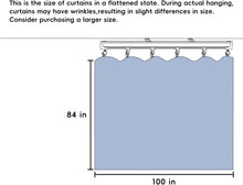 Load image into Gallery viewer, Versatile Extra Wide Blackout Curtain with Bendable Track for Modern Interiors
