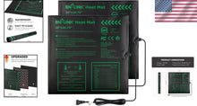 Load image into Gallery viewer, Durable Hydroponic Heating Pad - 20" x 20.75" 2 Pack, Safe for Seed Germination