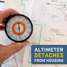 Load image into Gallery viewer, Portable Dashboard Altimeter and Barometer - Essential Gear for Hiking &amp; Camping