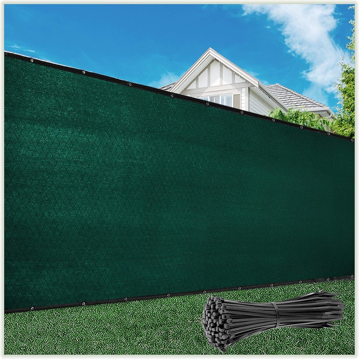 High-Density Polyurethane Privacy Net - UV Shield & Noise Blocking Solution