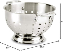 Load image into Gallery viewer, Premium 3-Quart Pasta Strainer with Durable Riveted Handles - Dishwasher Safe