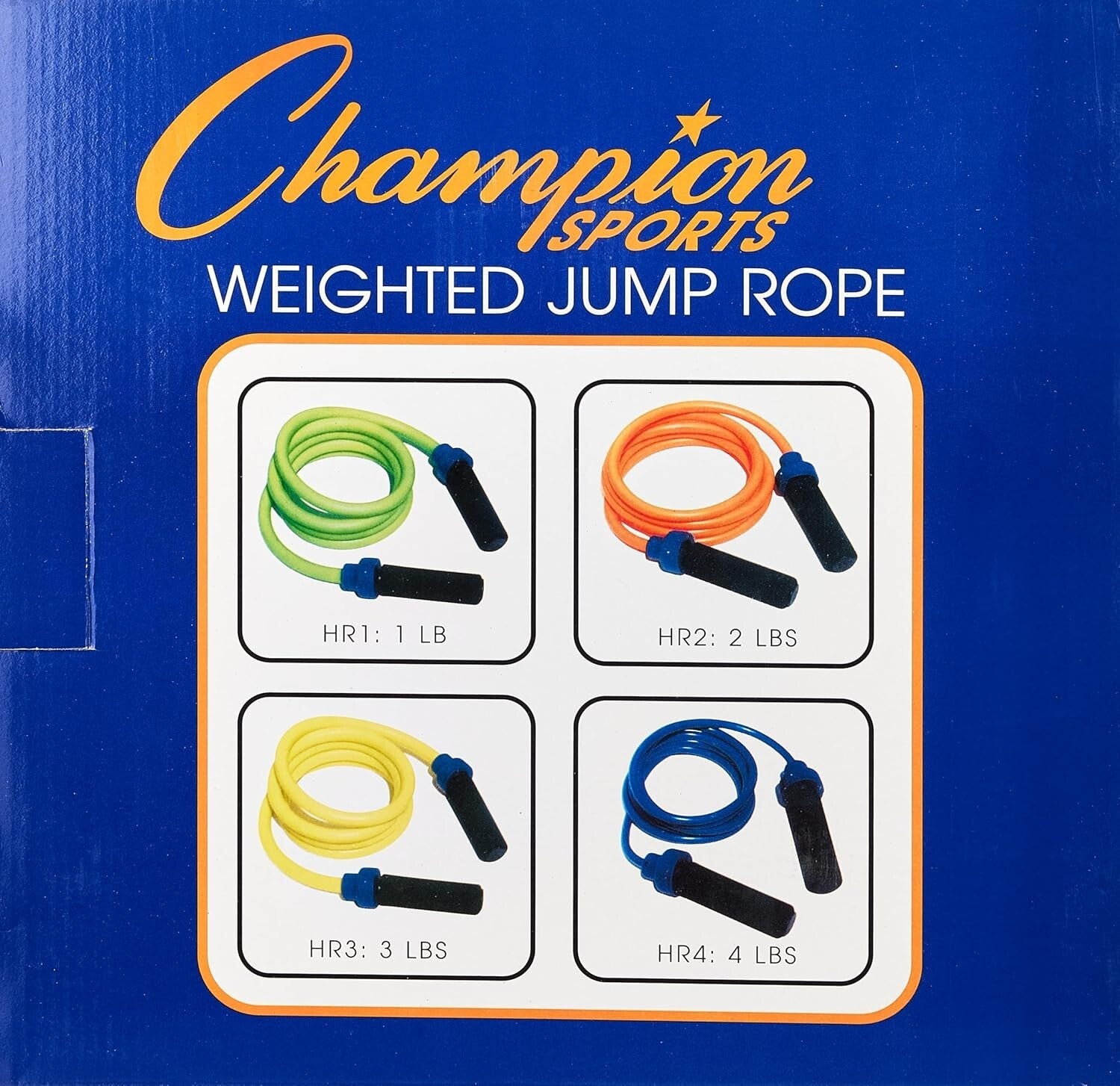 4 lb Weighted Jump Rope for Enhanced Cardio Workout - Durable Rubber Design