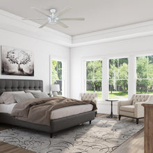 Load image into Gallery viewer, Reversible 56-Inch Ceiling Fan with LED Light and Remote – Perfect for Any Room