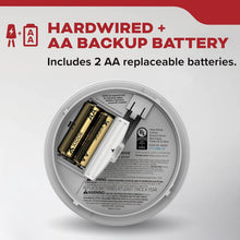 Load image into Gallery viewer, Photoelectric Hardwired Smoke Detector with Battery Backup, Complete 2 Pack