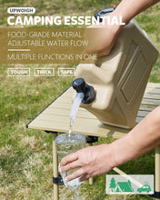 Load image into Gallery viewer, Portable 2.6 Gallon No Leakage Water Container with Spigot - Sand Color