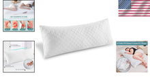 Load image into Gallery viewer, Machine Washable Body Pillow - Large 21"x54" Soft Comfort for Whole Body Support