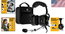 Load image into Gallery viewer, Professional Over-Ear Aviation Headset—Comfortable Design with Noise Reduction