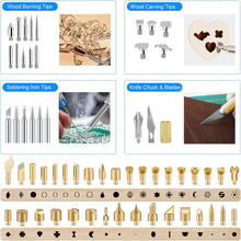 Load image into Gallery viewer, Professional Pyrography Tool Kit: 60W Adjustable Wood Burner for All Skills