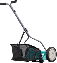 Load image into Gallery viewer, 14-Inch Eco-Friendly Push Reel Lawn Mower with 5 Blades and Grass Catcher