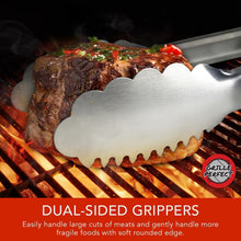 Load image into Gallery viewer, Super Long 24-Inch Heavy Duty BBQ Tongs with Non-Slip Grips for Safe Grilling