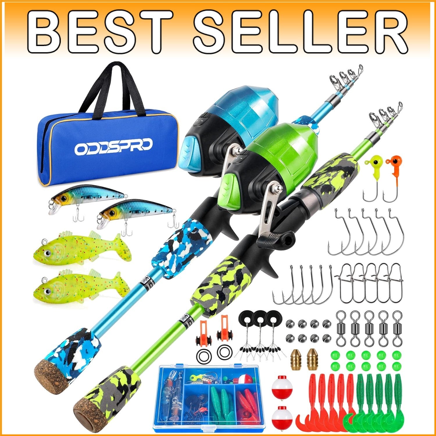 Lightweight Kids Fishing Pole Set: Pink Telescopic Rod & Beginner Tackle