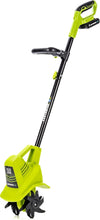Load image into Gallery viewer, 20V Cordless Electric Garden Tiller with 7.5" Cutting Width &amp; Charger - Green