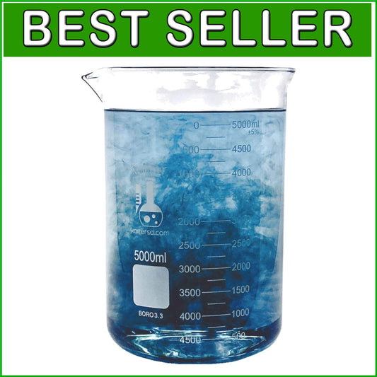 High Quality 5000ml Graduated Beaker - Borosilicate Glass for Laboratories
