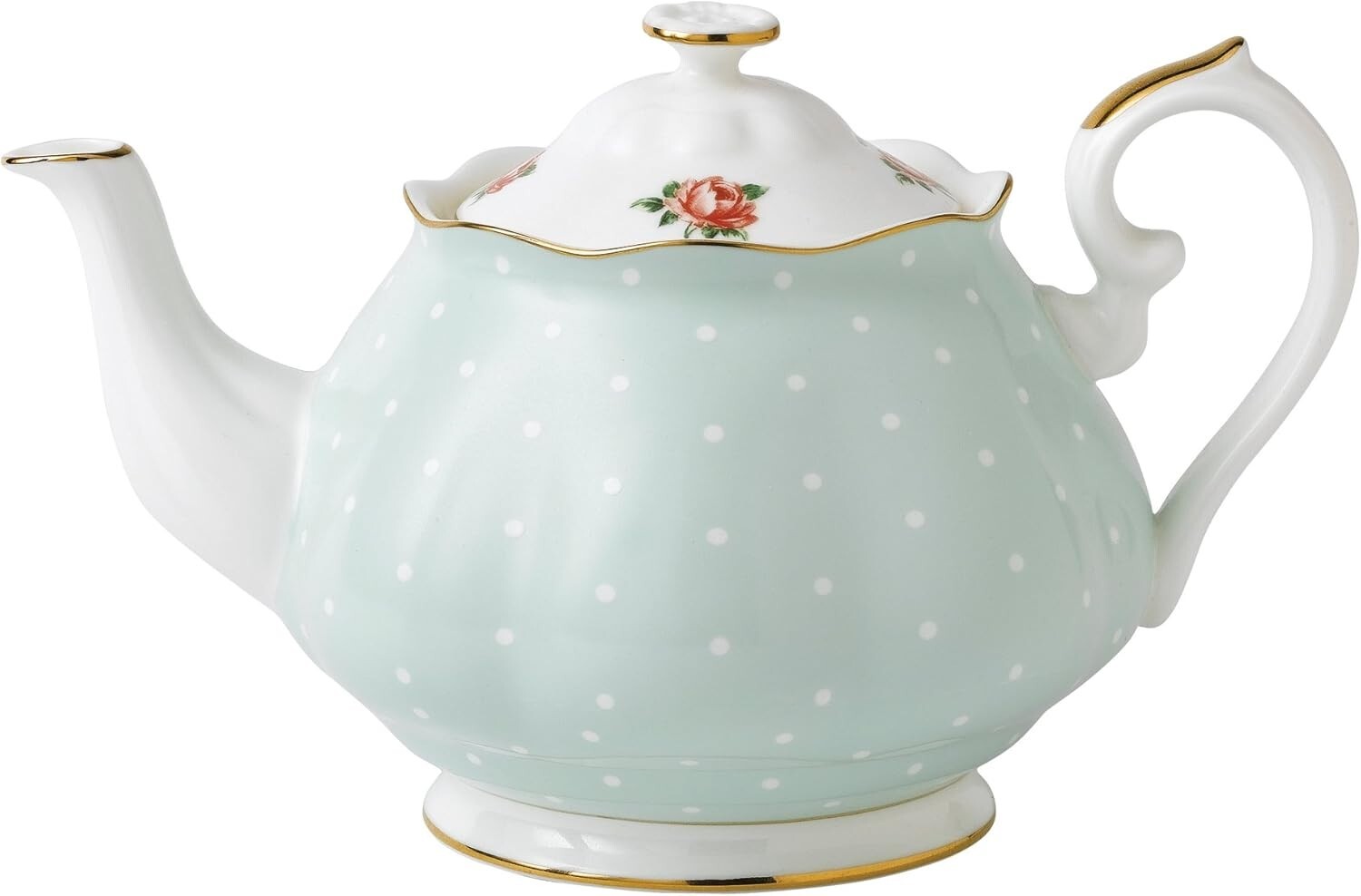 Polka Rose Afternoon Tea Set - Dishwasher Safe Bone China with Presentation Box
