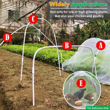 Load image into Gallery viewer, Versatile 9ft Long DIY Garden Hoops Kit for Custom Grow Tunnels &amp; Chicken Frames