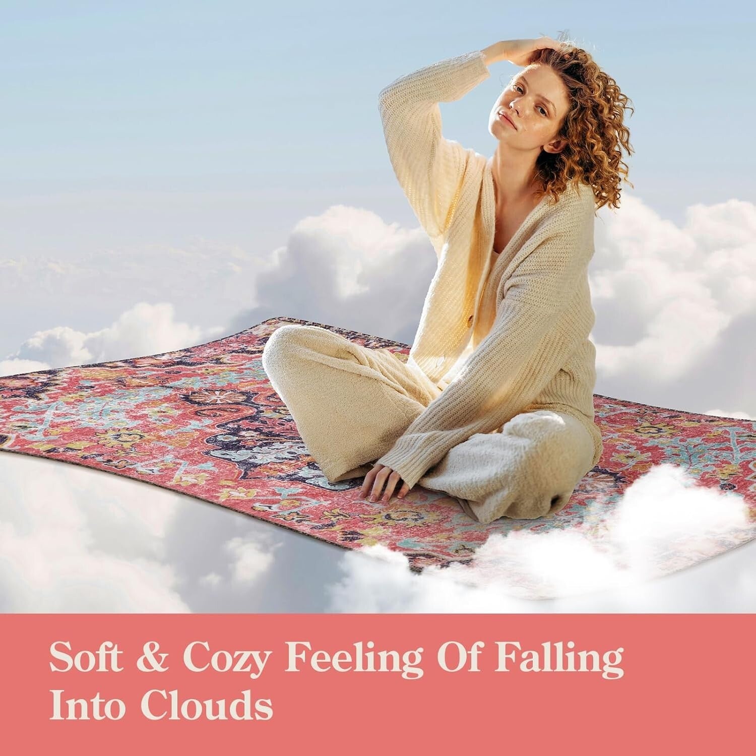 Stylish 3'x5' Fuchsia Non-Slip Rug - Ideal for Entrances & High Traffic Areas