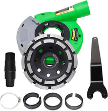 Load image into Gallery viewer, Universal Angle Grinder Dust Shroud &amp; 5-Inch Diamond Grinding Cup for Clean Cuts