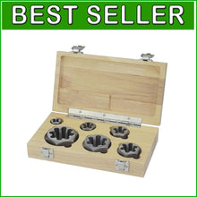 Load image into Gallery viewer, Efficiency and Precision: 6-Piece Right-Hand NPT Pipe Die Set with Case