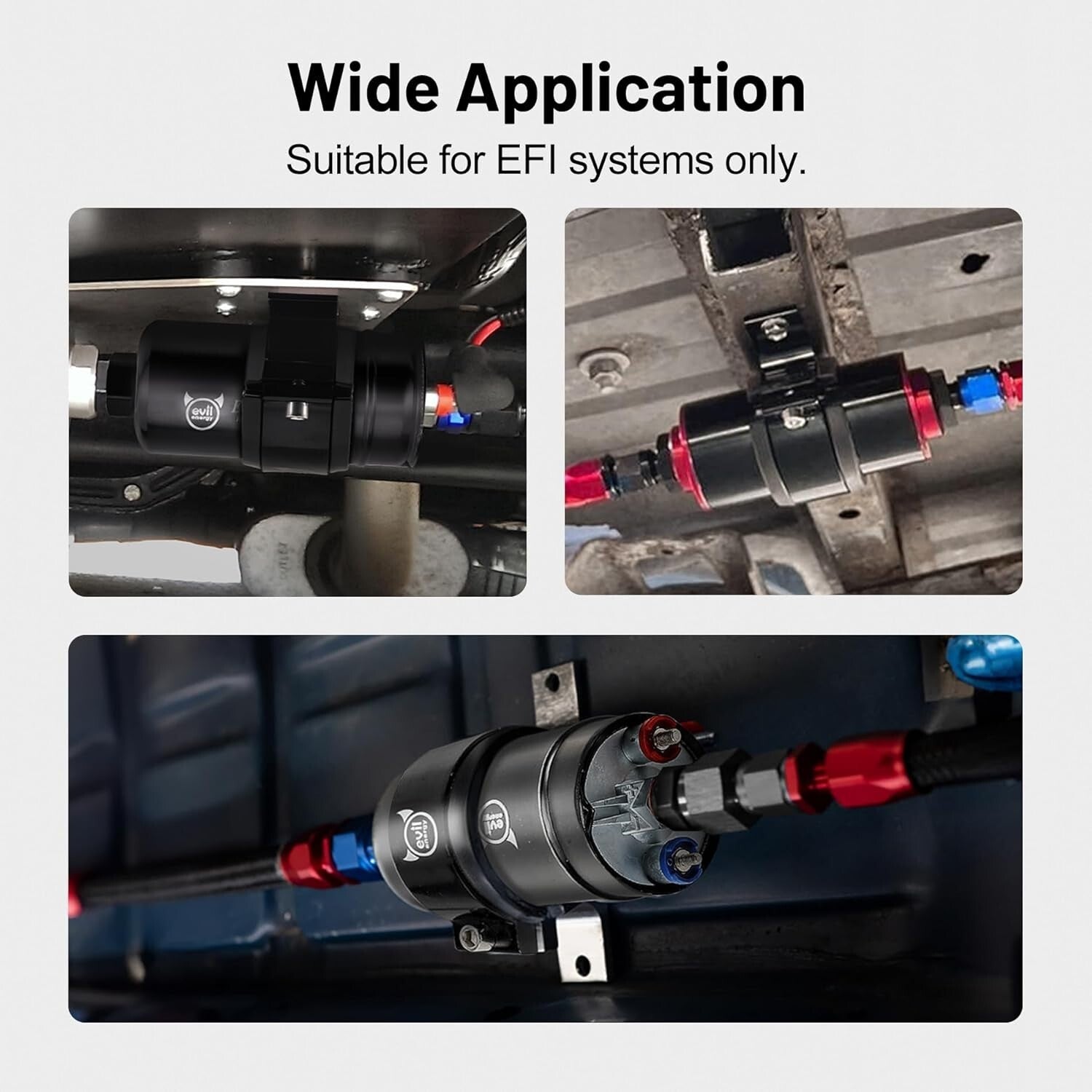 Universal Electric Fuel Pump 300LPH For Cars - High Flow, Durable Alloy Steel