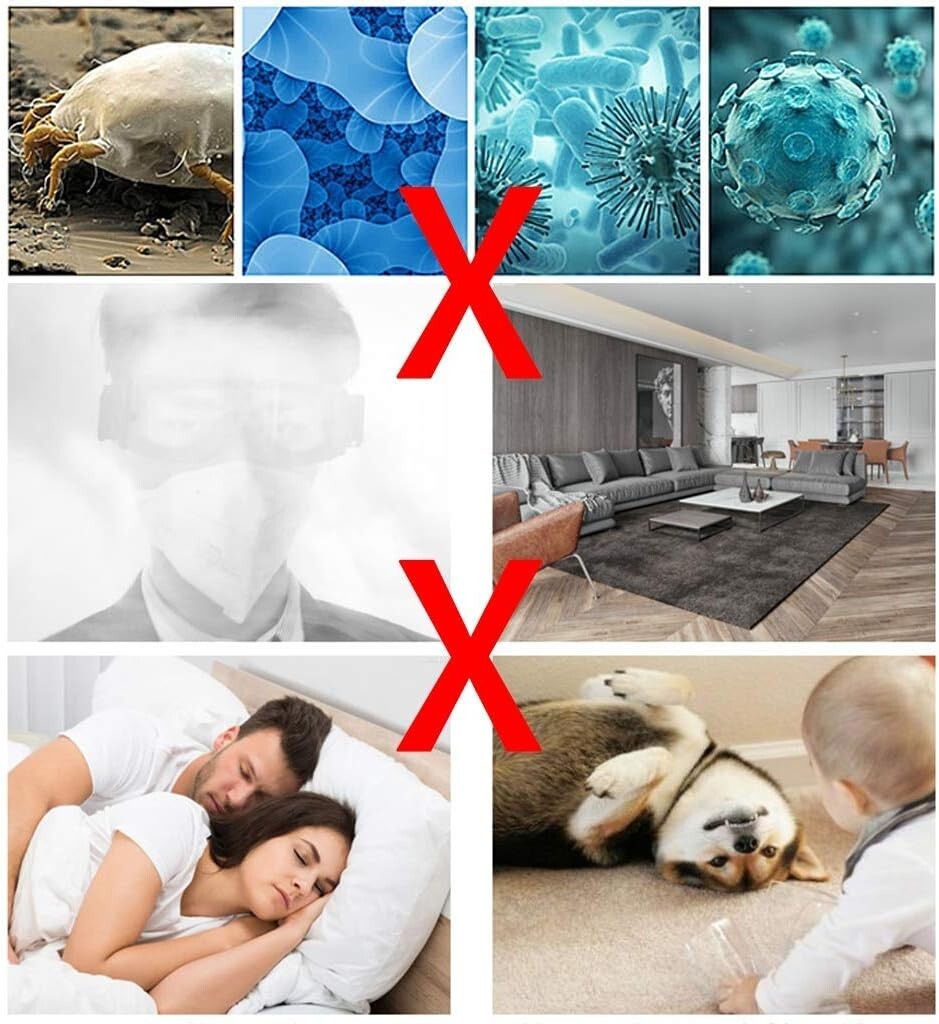 Effective UV Light Sanitization Lamp with Ozone for Clean Air & Odor Elimination