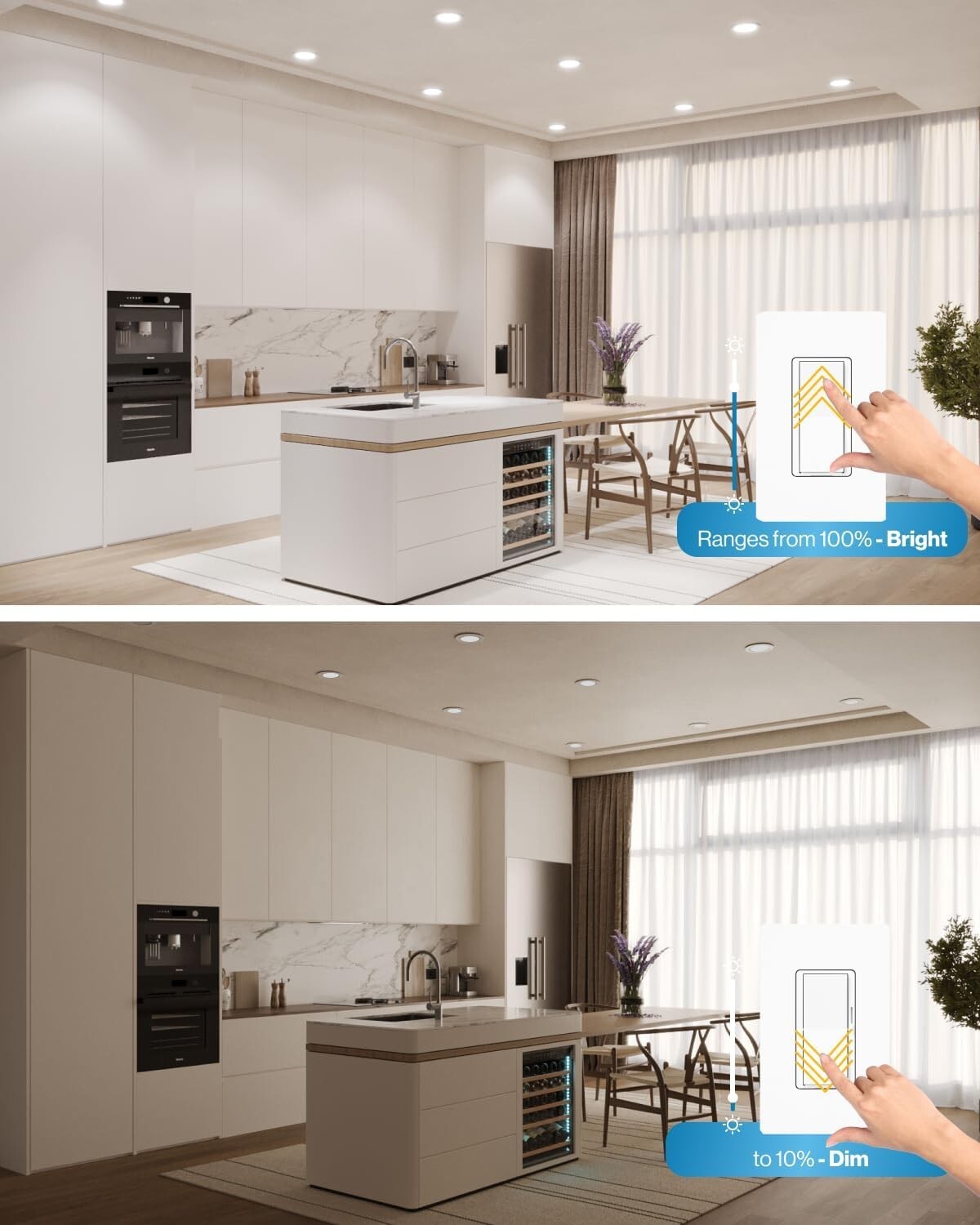 Sunco 12 Pack 6-Inch Dimmable LED Recessed Lighting, IC Rated for More Safety