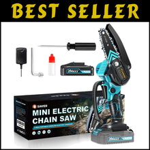 Load image into Gallery viewer, Lightweight Mini Chainsaw - Cordless Electric Pruning Tool for Garden &amp; Home