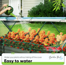 Load image into Gallery viewer, Durable 8x4 ft Galvanized Raised Garden Bed with Protective Cover and Screens