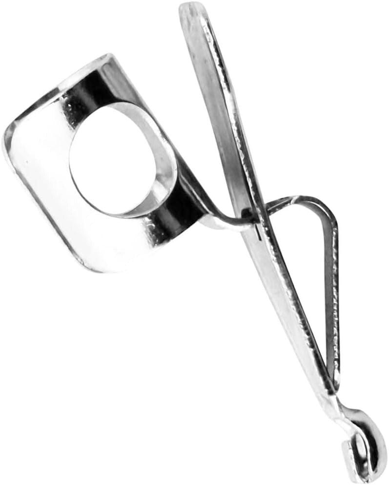 100 Chrome Pencil Clips in Stylish Tub - Perfect for Students and Professionals