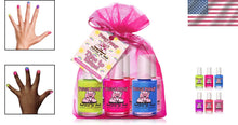 Load image into Gallery viewer, Kid-Friendly Non-Toxic Nail Polish Set – 6 Odorless Gel Polishes for Safe Play
