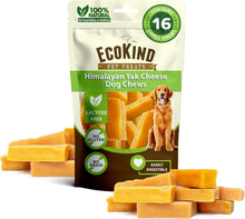 Load image into Gallery viewer, Odorless EcoKind Yak Cheese Chews for All Breeds - Healthy Chewing Joy, 16 Pack