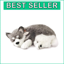 Load image into Gallery viewer, Lifelike Alaskan Husky Plush Toy - Realistic Interactive Companion for All Ages