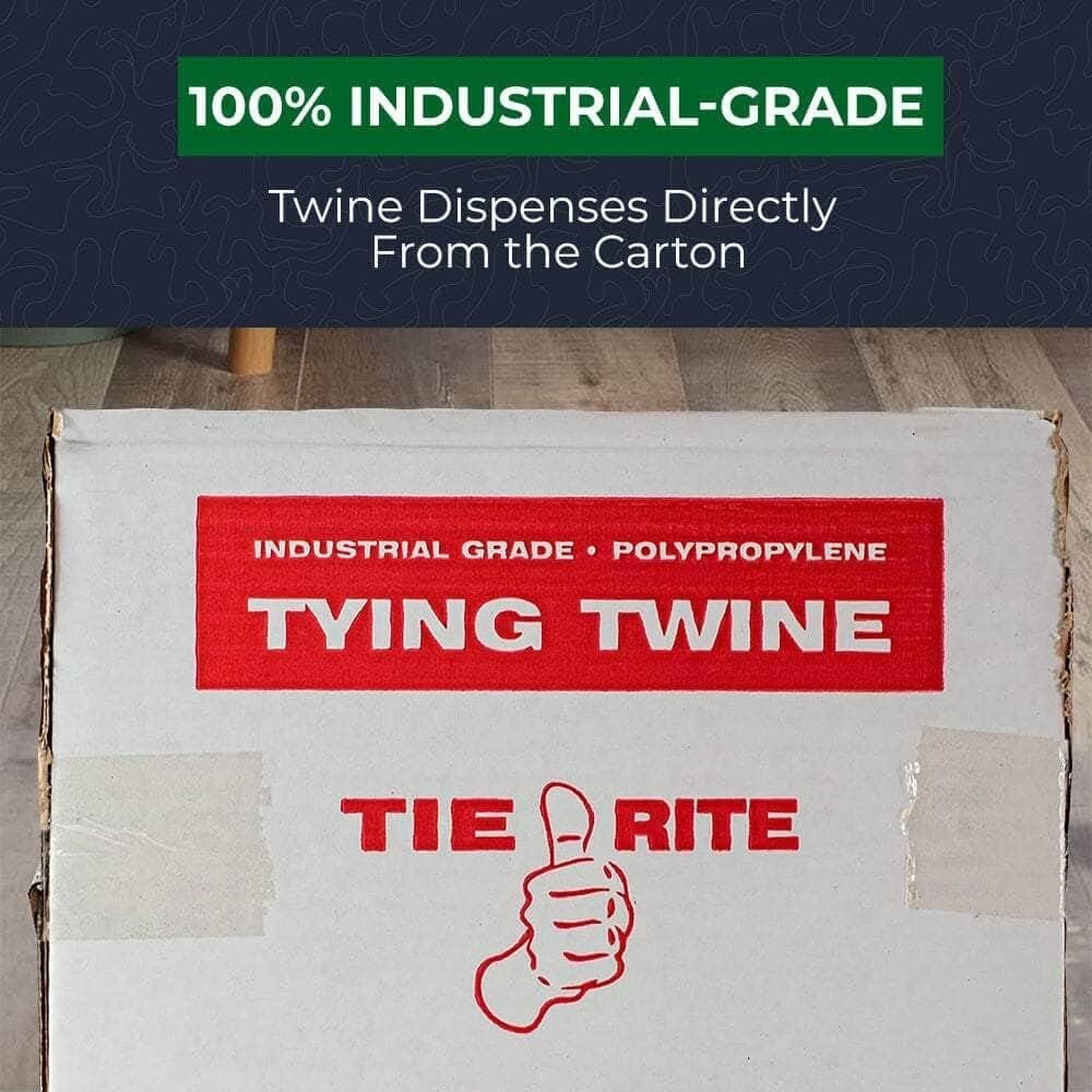156 lb Polypropylene Tying Twine - Durable Bundling Twine 6300 Ft in White