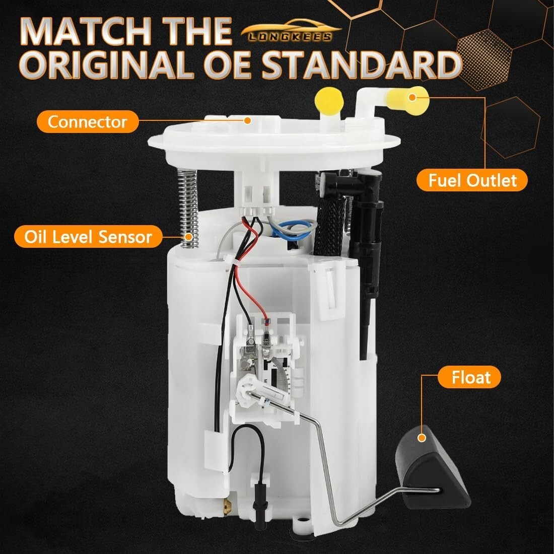 Fuel Pump Module Assembly for Ram 1500 2011-2016 V8/V6 - Precision-Matched Fit