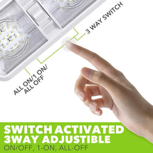 Load image into Gallery viewer, Super Bright 5-Pack Dome Light with 3-Way Switch for Boats and RVs - 550 Lumens