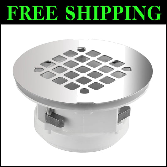 Proven Chrome Shower Drain Replacement with O-Ring Design for Reliable Repair