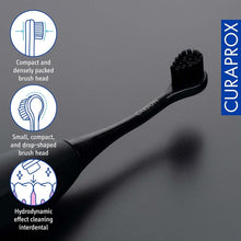 Load image into Gallery viewer, Hydrosonic Electric Toothbrush with Timer, Charger &amp; Travel Case - Black &amp; White