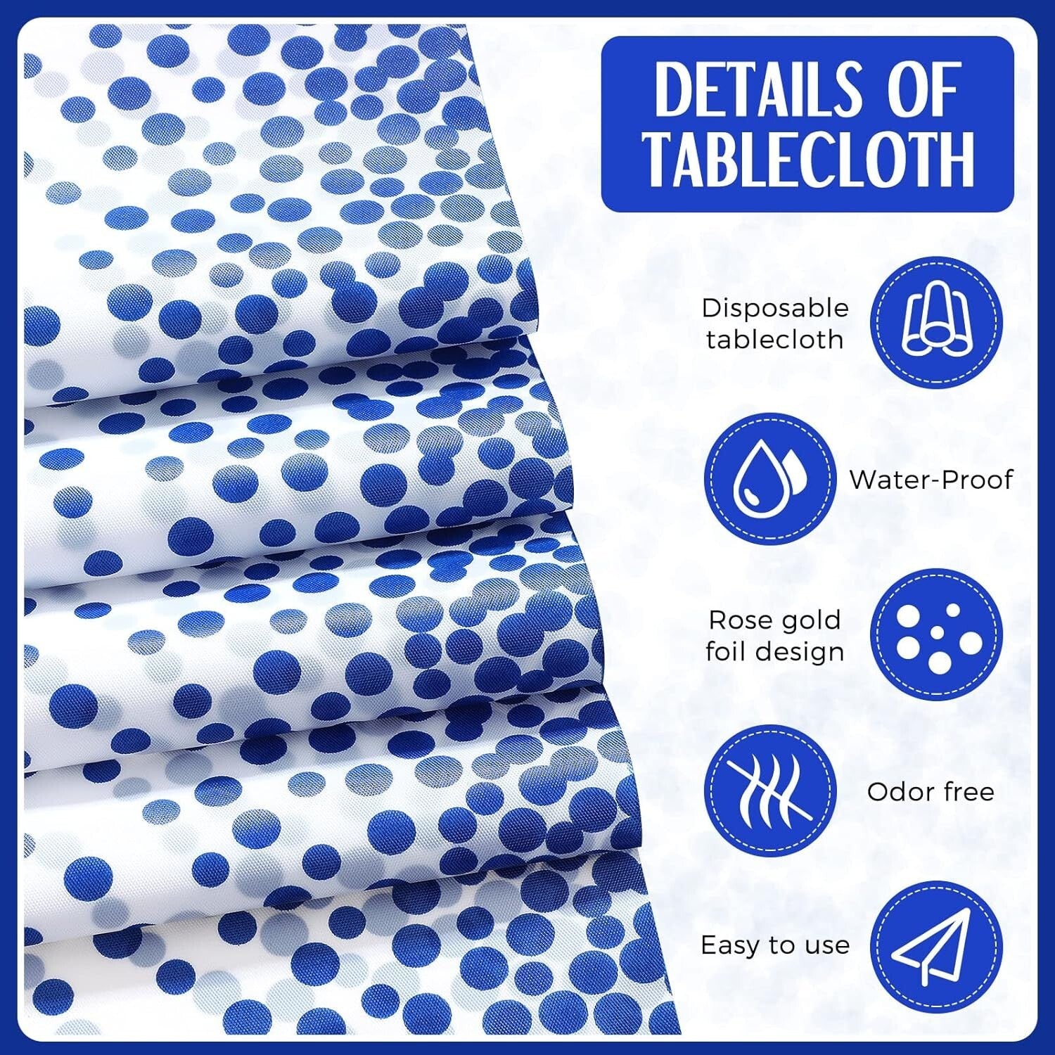 54 x 108 Inch Royal Blue Tablecloths & Satin Runners for Elegant Celebrations