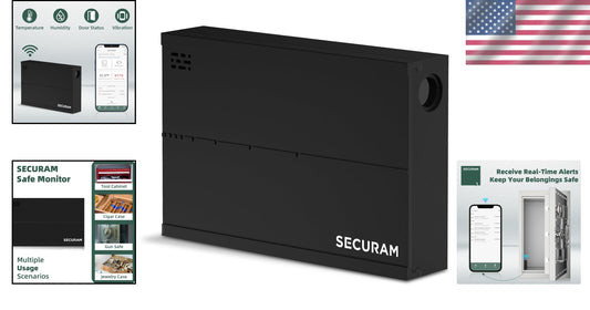 Battery Powered Gun Safe Monitor: Alerts for Humidity, Temperature & Vibration