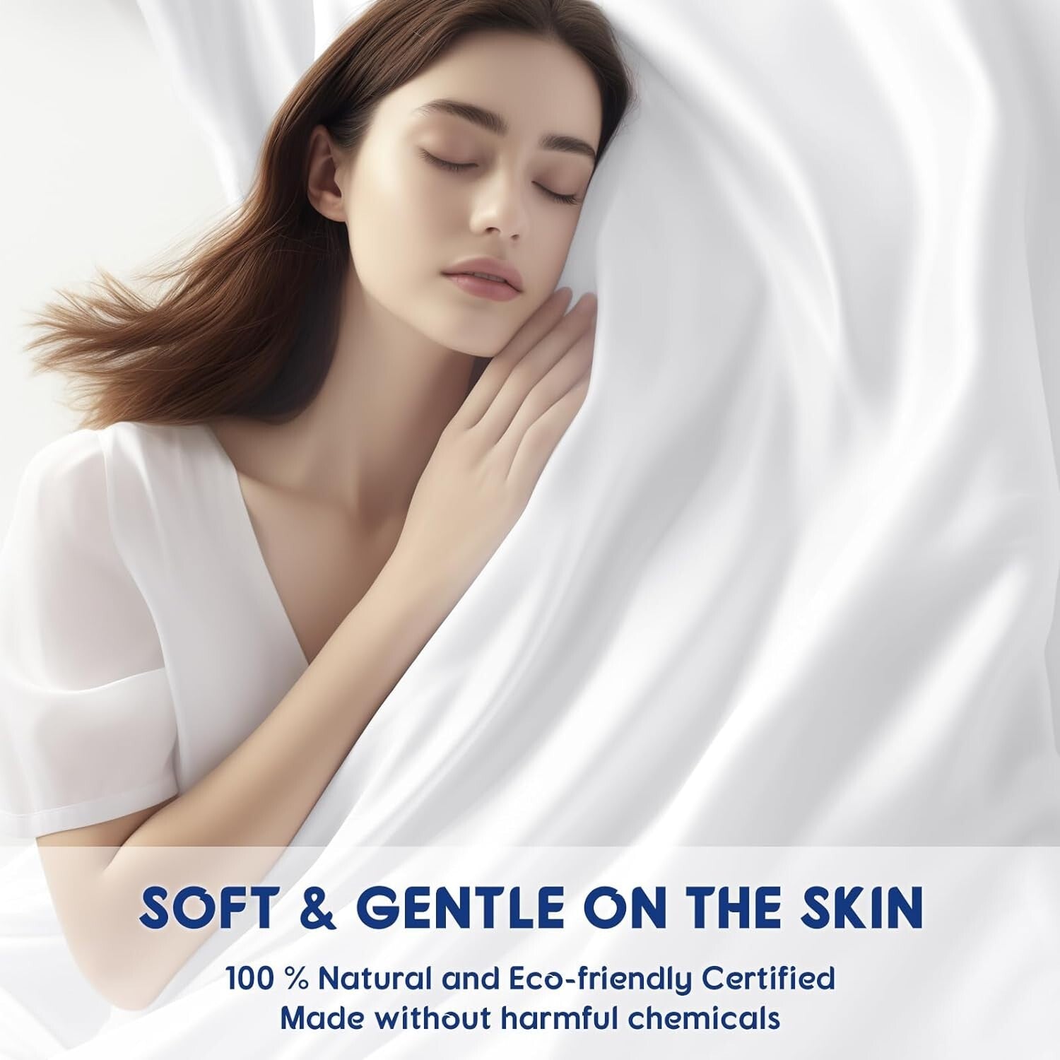 Eco-Friendly 1200 Thread Count Egyptian Cotton Sheet Set - Breathable & Soft