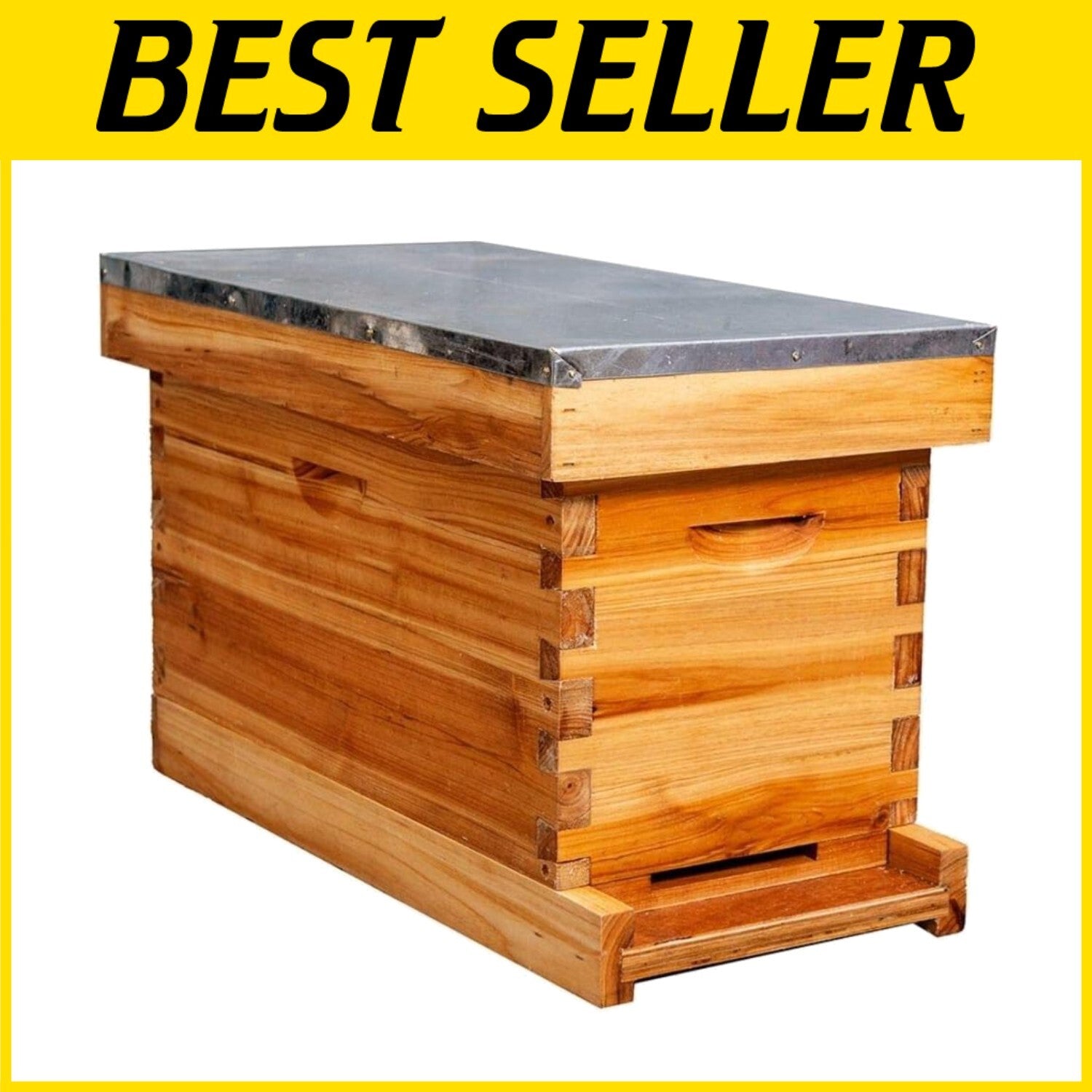 Elegant 5-Frame Beehive with Waterproof Metal Roof – Perfect for New Beekeepers