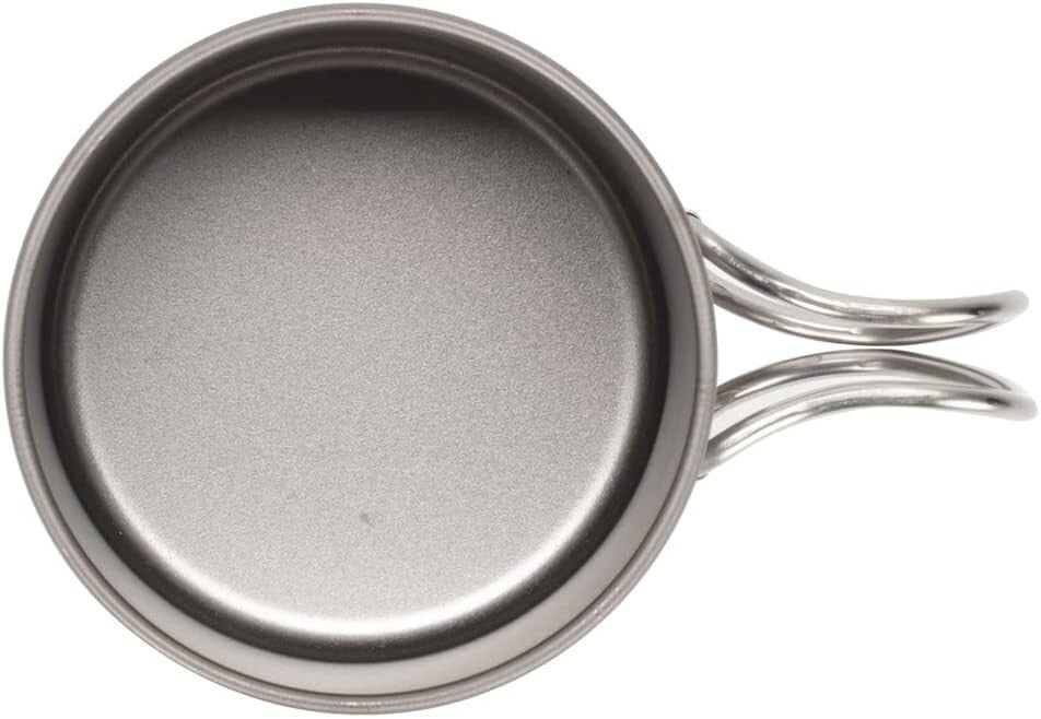 Durable Insulated Backpacking Mug - Compact Titanium Design for Outdoor Use