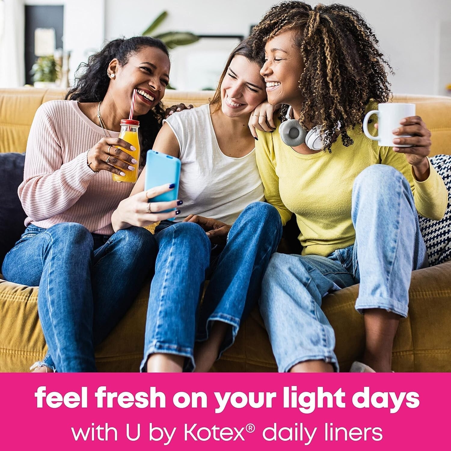 450 Count Balanced Daily Liners - Thin, Breathable Panty Liners with Soft Cover