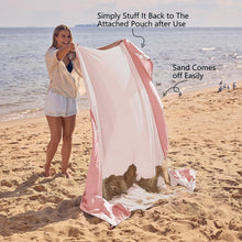 Load image into Gallery viewer, Extra Large Sandproof Beach Blanket - Lightweight, Water Resistant and Compact