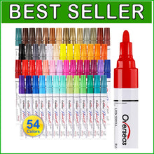 Load image into Gallery viewer, Versatile 54-Pack Permanent Paint Markers for All Crafts – Oil-Based Ink