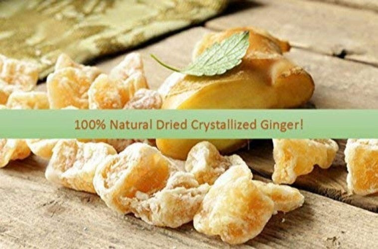 Authentic USDA Organic Dried Crystallized Ginger - 5 Lbs Resealable Pack