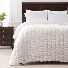 Load image into Gallery viewer, Soft Cloud Faux Fur Throw Blanket - Oversized 108" x 86" for Ultimate Luxury